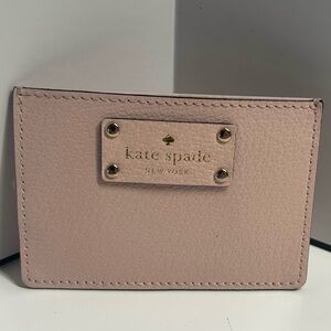 Kate‎ Spade Blush Leather Key Card Holder